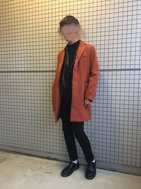 「Dr. Martens（ドクターマーチン）のDr.Martens （ドクターマーチン） / 3ホールブーツ 1461Z 3EYE GIBSON SHOE 11838002（ブーツ、ブラック系）」を使った、よしもりさん（メンズ・182cm）の冬コーディネート