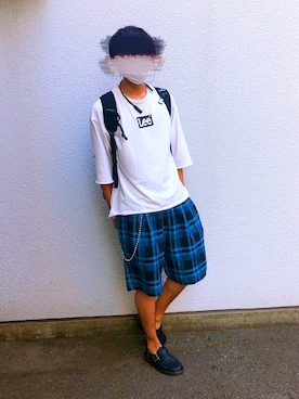 よしもりさん(メンズ・181cm)の夏コーディネート