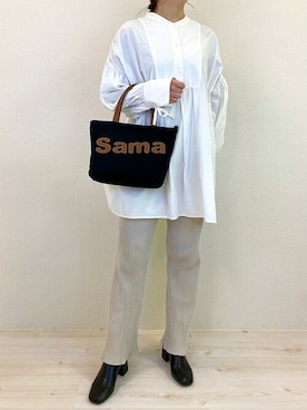 SamanthaThavasaさん（レディース・157cm）の冬コーディネート