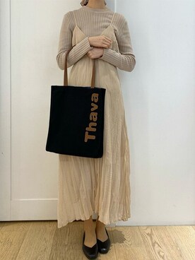 SamanthaThavasaさん（レディース・166cm）の冬コーディネート