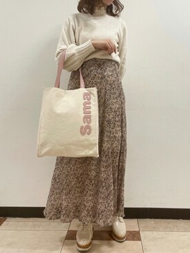 SamanthaThavasaさん（レディース・160cm）の冬コーディネート