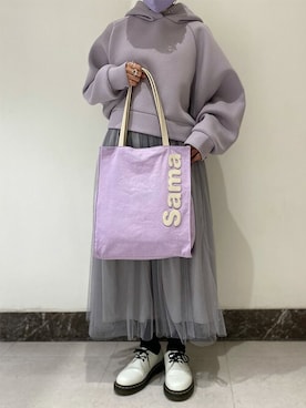 SamanthaThavasaさん（レディース・155cm）の冬コーディネート