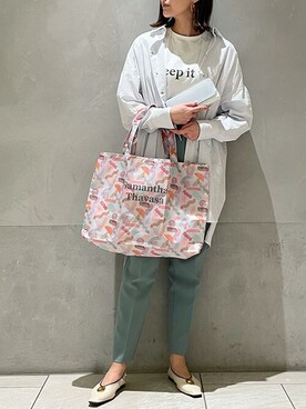 「Samantha Thavasa（サマンサタバサ）のアイテム（財布）」を使った、SamanthaThavasaさん（レディース・161cm）の冬コーディネート