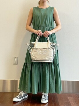 SamanthaThavasaさん（レディース・158cm）の夏コーディネート