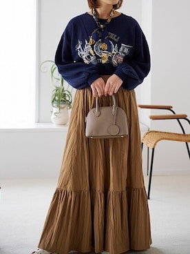 SamanthaThavasaさん（レディース・160cm）の秋コーディネート