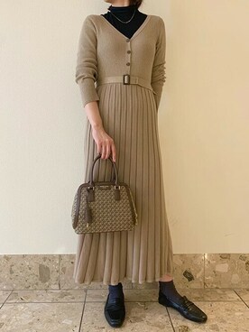 SamanthaThavasaさん（レディース・160cm）の冬コーディネート