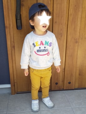 「beams mini」｜ゆちさん（キッズ・90cm）の春コーディネート