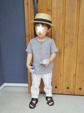 ゆちさん（キッズ・90cm）の夏コーディネート