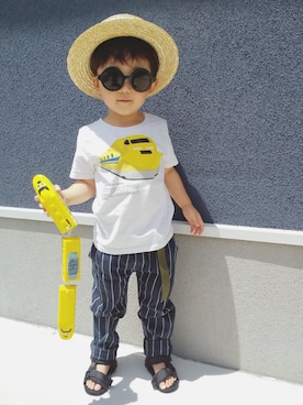 ゆちさん（キッズ・90cm）の夏コーディネート