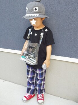 ゆちさん（キッズ・90cm）の夏コーディネート