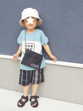ゆちさん(キッズ・90cm)の夏コーディネート