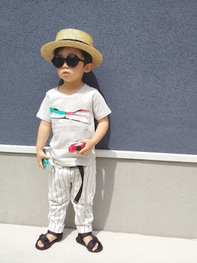 ゆちさん（キッズ・90cm）の夏コーディネート