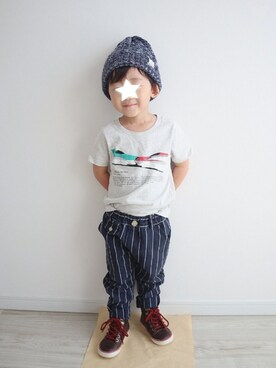 ゆちさん（キッズ・90cm）の秋コーディネート