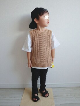 ゆちさん（キッズ・90cm）の秋コーディネート