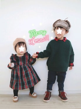 ゆちさん(キッズ・90cm)の冬コーディネート