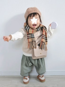 ゆちさん(キッズ・90cm)の冬コーディネート