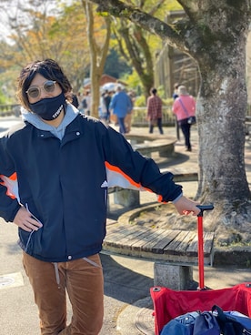 「運動会」｜「アイテム（ジャケット/アウター）」を使った、あっくん😎👍さん（メンズ・174cm）の秋コーディネート
