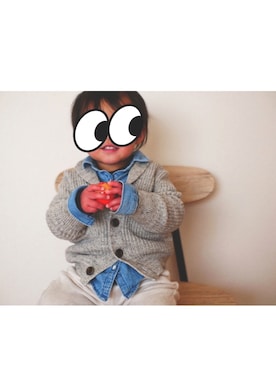 「子供服」｜「アイテム（デニムジャケット）」を使った、moenoさん（レディース・148cm）の春コーディネート