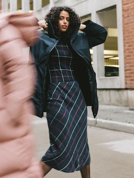「autumn look」｜「アイテム（その他アウター）」を使った、Miha Miさん（レディース・170cm）の秋コーディネート