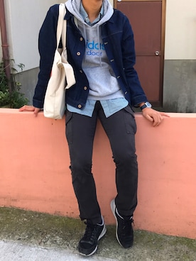 「ポールスミス」｜くらはらかいとさん（メンズ・177cm・10代）の春コーディネート