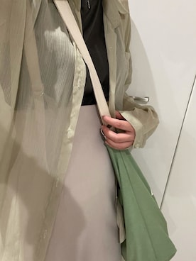 「DRESKIP（ドレスキップ）のアイテム（バッグ）」を使った、rimさん（レディース・153cm）の夏コーディネート