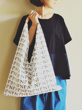 「あずま袋」｜napop さん（レディース・162cm）の春コーディネート