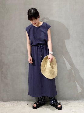 karepyosさん（レディース・157cm）の夏コーディネート