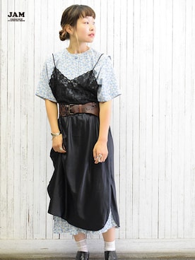 「S/S」｜古着屋JAMさん（レディース・150cm）の夏コーディネート