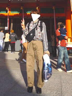 バックパック リュックを使った 京都旅行 のレディース人気ファッションコーディネート Wear