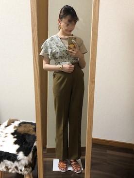 「Kastane」｜「アイテム（財布/小物）」を使った、澪（ﾚｲ）さん（レディース・153cm）の秋コーディネート