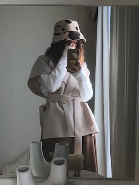 「OpenCLOSE（オープンクローズ）のアイテム（帽子）」を使った、澪（ﾚｲ）さん（レディース・153cm）の冬コーディネート