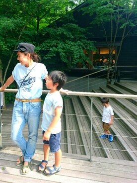 「TCSS（ティーシーエスエス）のアイテム（帽子）」を使った、YUIUMIさん（レディース・152cm）の夏コーディネート