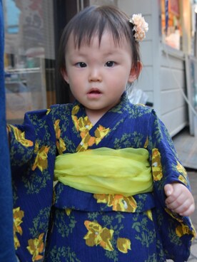 yuzuponさん（キッズ・70cm）の夏コーディネート