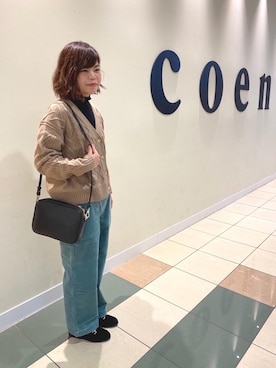 「ALBEROLA（アルベローラ）のアイテム」を使った、coen りょうまるさん（レディース・158cm）の秋コーディネート