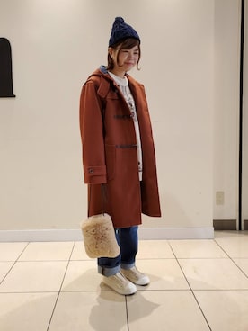 「HIGHLAND 2000（ハイランドトゥーサウザンド）のアイテム」を使った、coen りょうまるさん（レディース・158cm）の秋コーディネート