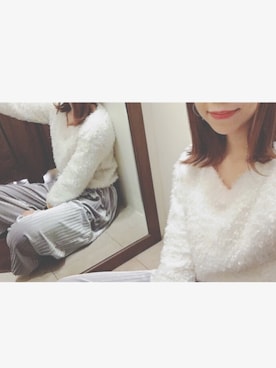 「VIS（ビス）のアイテム（ニット/セーター）」を使った、ありんさん（レディース・170cm）の冬コーディネート