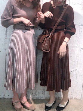 ありんさん（レディース・170cm）の秋コーディネート