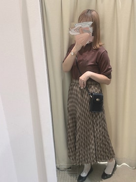 「LOWRYS FARM（ローリーズファーム）のバレエシューズ　802200（バレエシューズ）」を使った、ありんさん（レディース・170cm）の秋コーディネート