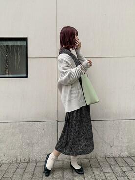 「LOWRYS FARM（ローリーズファーム）のバレエシューズ　802200（バレエシューズ）」を使った、ありんさん（レディース・170cm）の春コーディネート