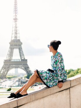 「travel」｜「アイテム（サンダル）」を使った、Grasie Mercedesさん（レディース・173cm）の夏コーディネート