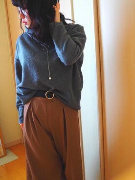 のあさん（レディース・154cm）の冬コーディネート