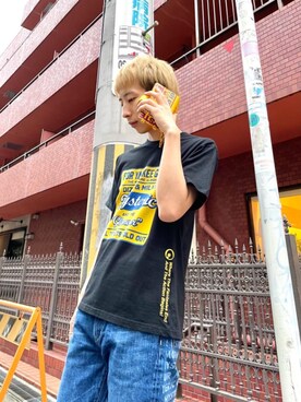 「でにむ」｜「アイテム（PC・スマホグッズ/家電）」を使った、tomoyaさん（メンズ・174cm）の夏コーディネート