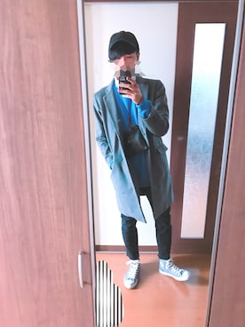 「SEVENDAYS=SUNDAY（セブンデイズサンデイ）のアイテム（スウェット）」を使った、ふじさん（メンズ・179cm）の冬コーディネート