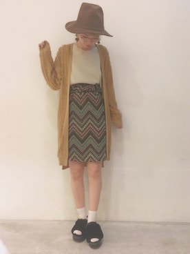 「SEVENDAYS=SUNDAY（セブンデイズサンデイ）のアイテム（サンダル）」を使った、kawaharaさん（レディース・160cm）の秋コーディネート
