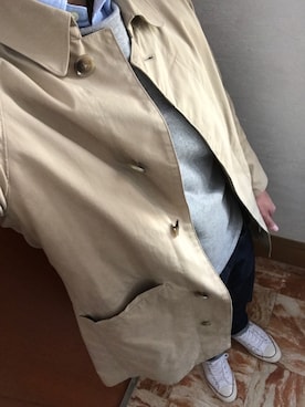 「ARBRE（アルブル）のアイテム」を使った、mksmさん（メンズ・185cm）の冬コーディネート