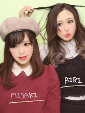 「LILY BROWN（リリーブラウン）のアイテム（ハンチング/ベレー帽）」を使った、misakiさん（レディース・157cm）の春コーディネート
