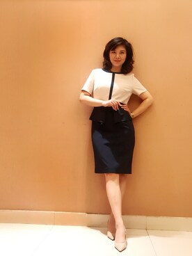 「Dior（ディオール）のアイテム（リング）」を使った、深楠妈妈爱漂亮さん（レディース・165cm）の冬コーディネート