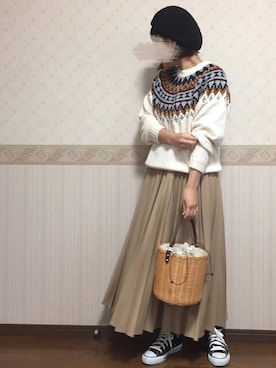 uaさん（レディース・153cm）の冬コーディネート