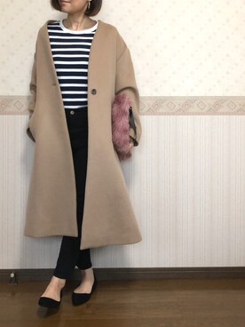 uaさん（レディース・153cm）の冬コーディネート