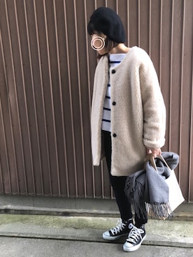 uaさん（レディース・153cm）の冬コーディネート